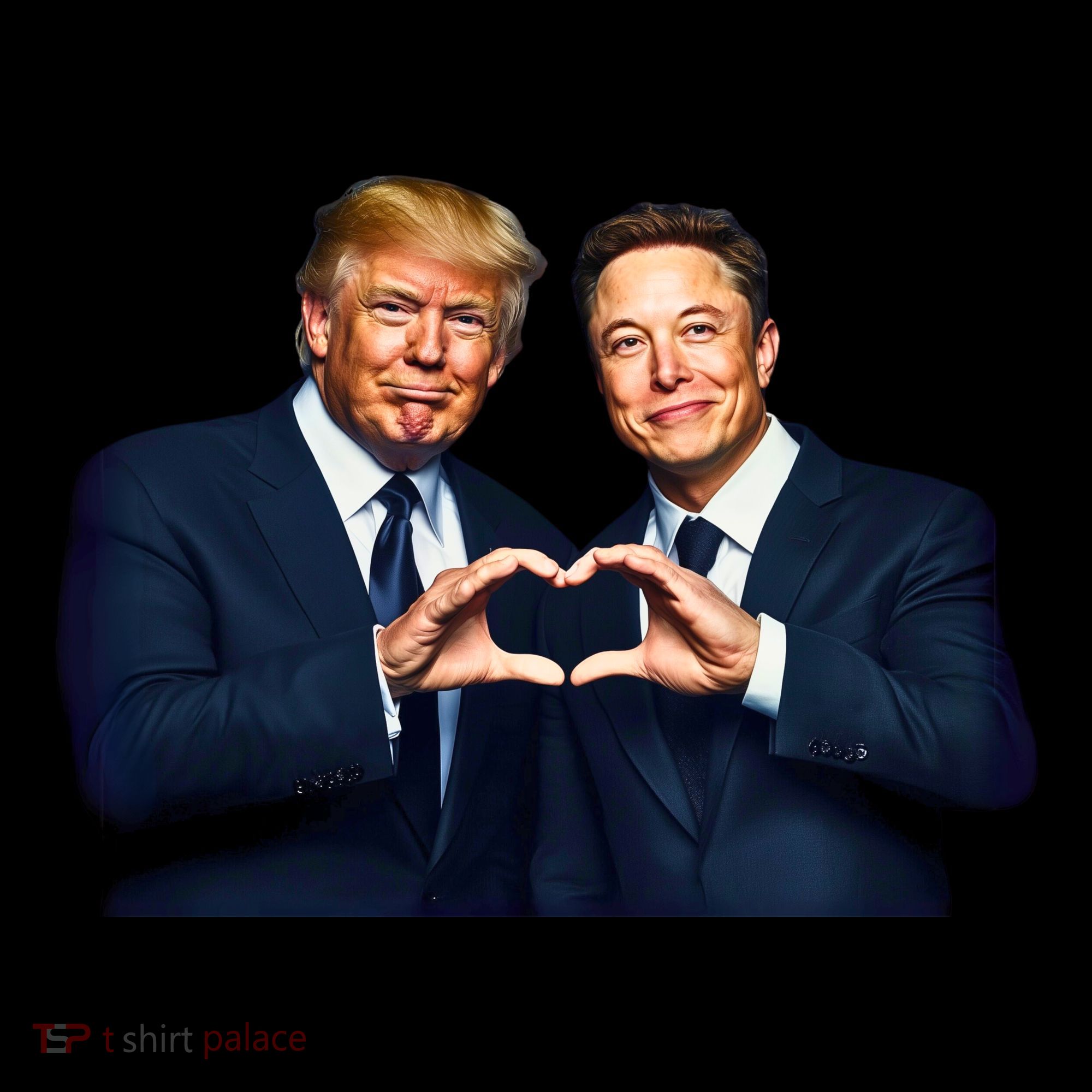 Trump And Musk One Heart Team Funny Coffee Mug