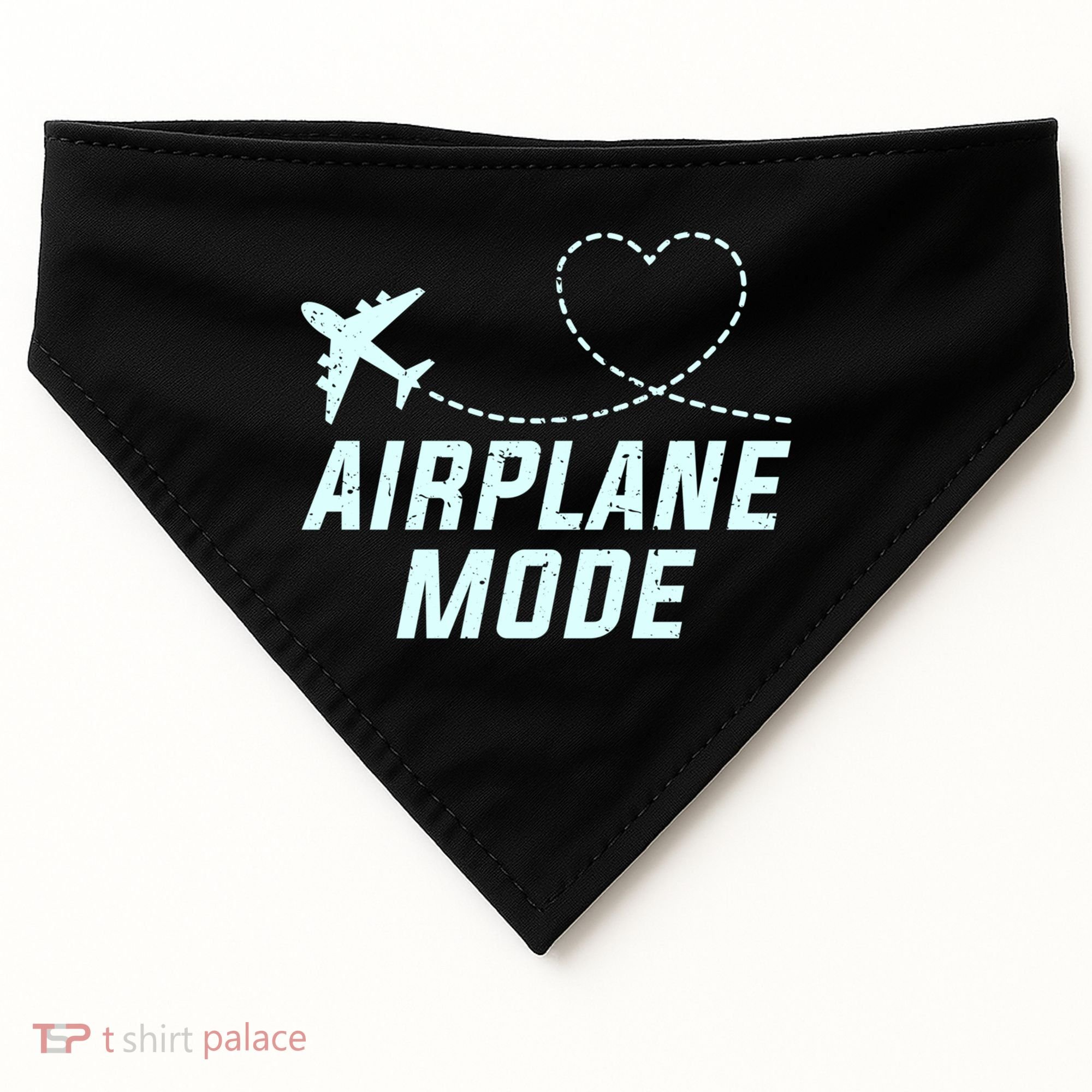 Travel Airplane Mode Vacation For World Travel Gift USA-Made Doggie Bandana