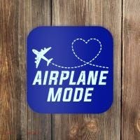 Travel Airplane Mode Vacation For World Travel Gift Coaster thumb 0