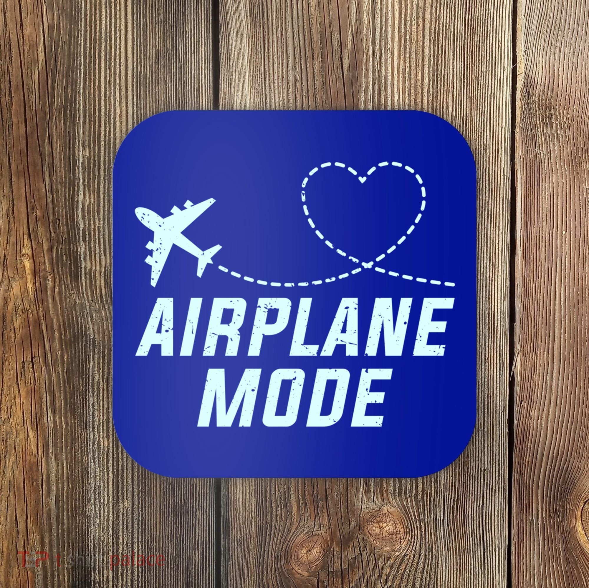 Travel Airplane Mode Vacation For World Travel Gift Coaster