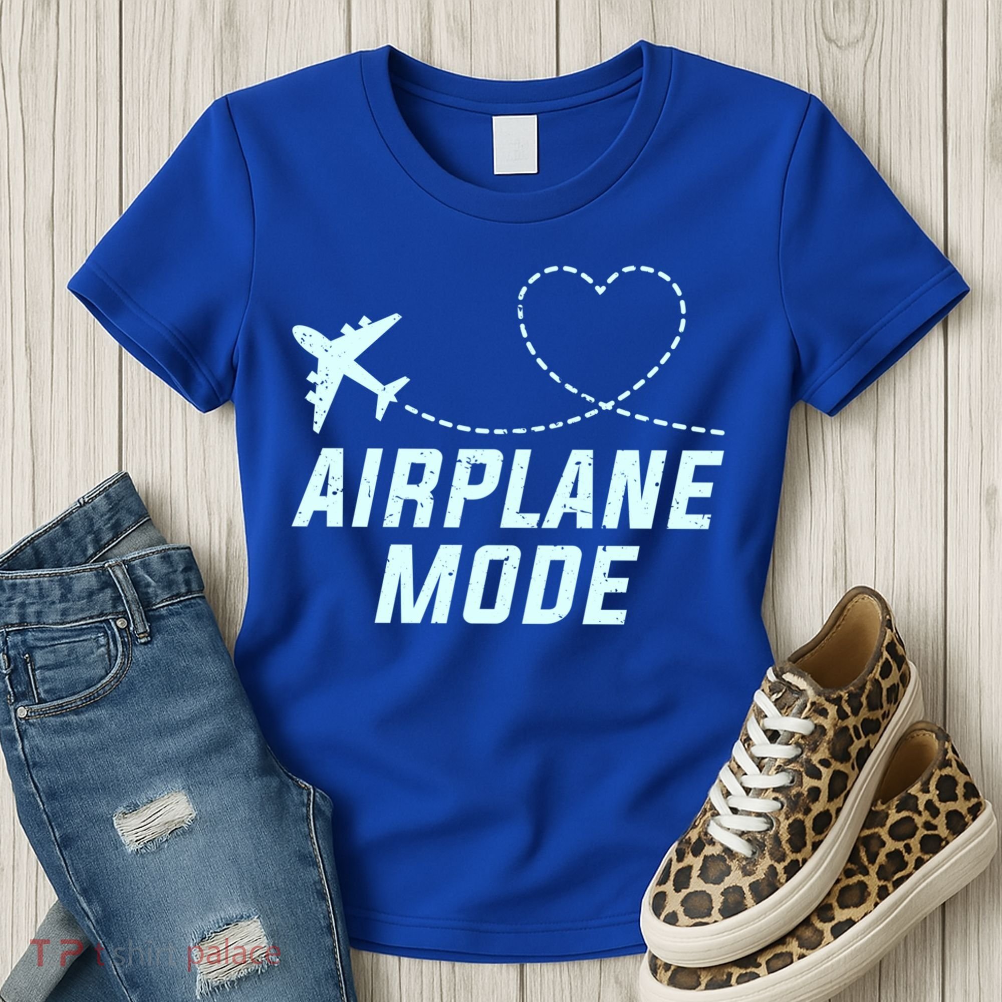 Travel Airplane Mode Vacation For World Travel Gift Women's T-Shirt