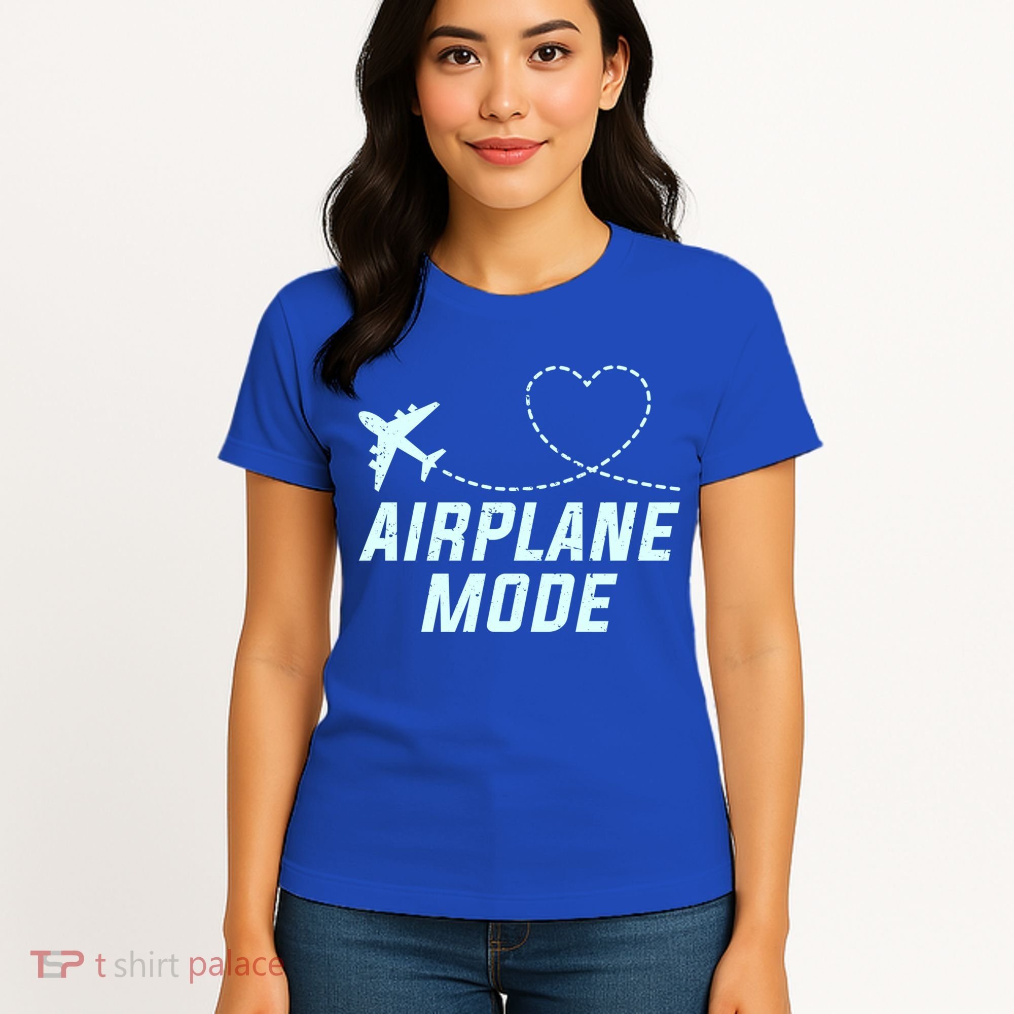 Travel Airplane Mode Vacation For World Travel Gift Women's T-Shirt