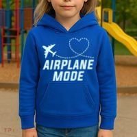 Travel Airplane Mode Vacation For World Travel Gift Kids Hoodie thumb 3