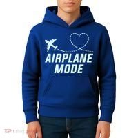 Travel Airplane Mode Vacation For World Travel Gift Kids Hoodie thumb 4