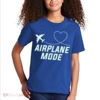 Travel Airplane Mode Vacation For World Travel Gift Kids T-Shirt thumb 2