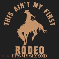 This AinT My First Rodeo ItS My Second Birthday Cowboy Women's Sweatshirt thumb 2