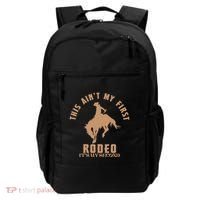 This AinT My First Rodeo ItS My Second Birthday Cowboy Backpack thumb 0