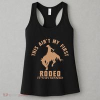 This AinT My First Rodeo ItS My Second Birthday Cowboy Women's Tank Top thumb 3