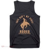 This AinT My First Rodeo ItS My Second Birthday Cowboy Tank Top thumb 0