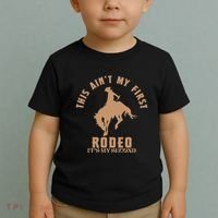 This AinT My First Rodeo ItS My Second Birthday Cowboy Toddler T-Shirt thumb 2