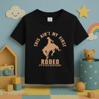 This AinT My First Rodeo ItS My Second Birthday Cowboy Toddler T-Shirt thumb 3