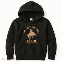 This AinT My First Rodeo ItS My Second Birthday Cowboy Kids Hoodie thumb 0