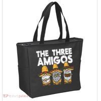Three Amigos Mexican Gnomes Cute Cinco De Mayo Fiesta Garden Tote Bag thumb 2