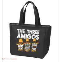 Three Amigos Mexican Gnomes Cute Cinco De Mayo Fiesta Garden Tote Bag thumb 3