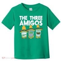 Three Amigos Mexican Gnomes Cute Cinco De Mayo Fiesta Garden Toddler T-Shirt thumb 0