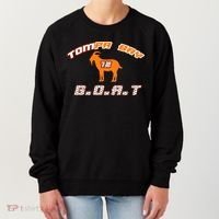 Tamp Bay Football GOAT Brady 18 Women's Sweatshirt thumb 0