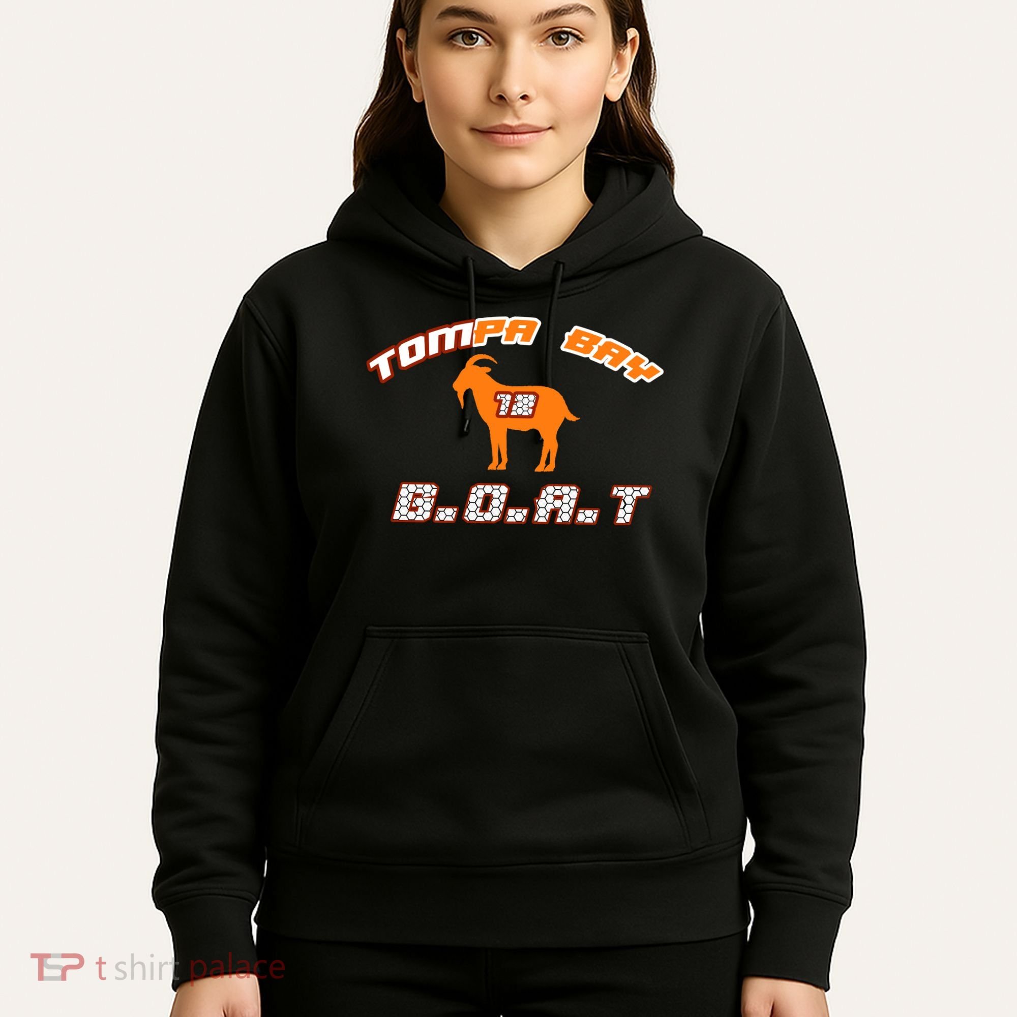 Tamp Bay Football GOAT Brady 18 Hoodie