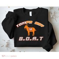 Tamp Bay Football GOAT Brady 18 Sweatshirt thumb 2