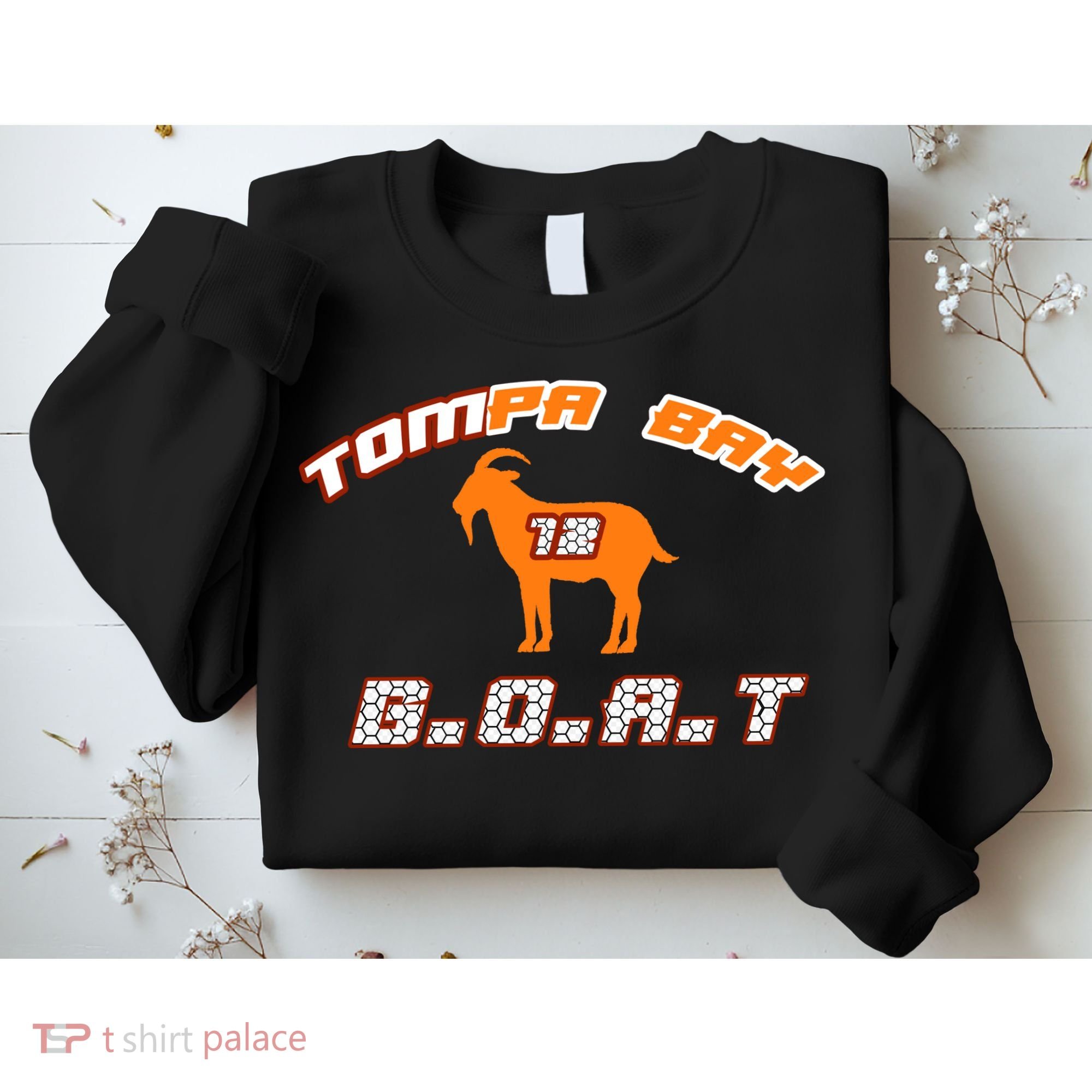 Tamp Bay Football GOAT Brady 18 Sweatshirt