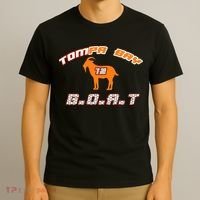 Tamp Bay Football GOAT Brady 18 T-Shirt thumb 3