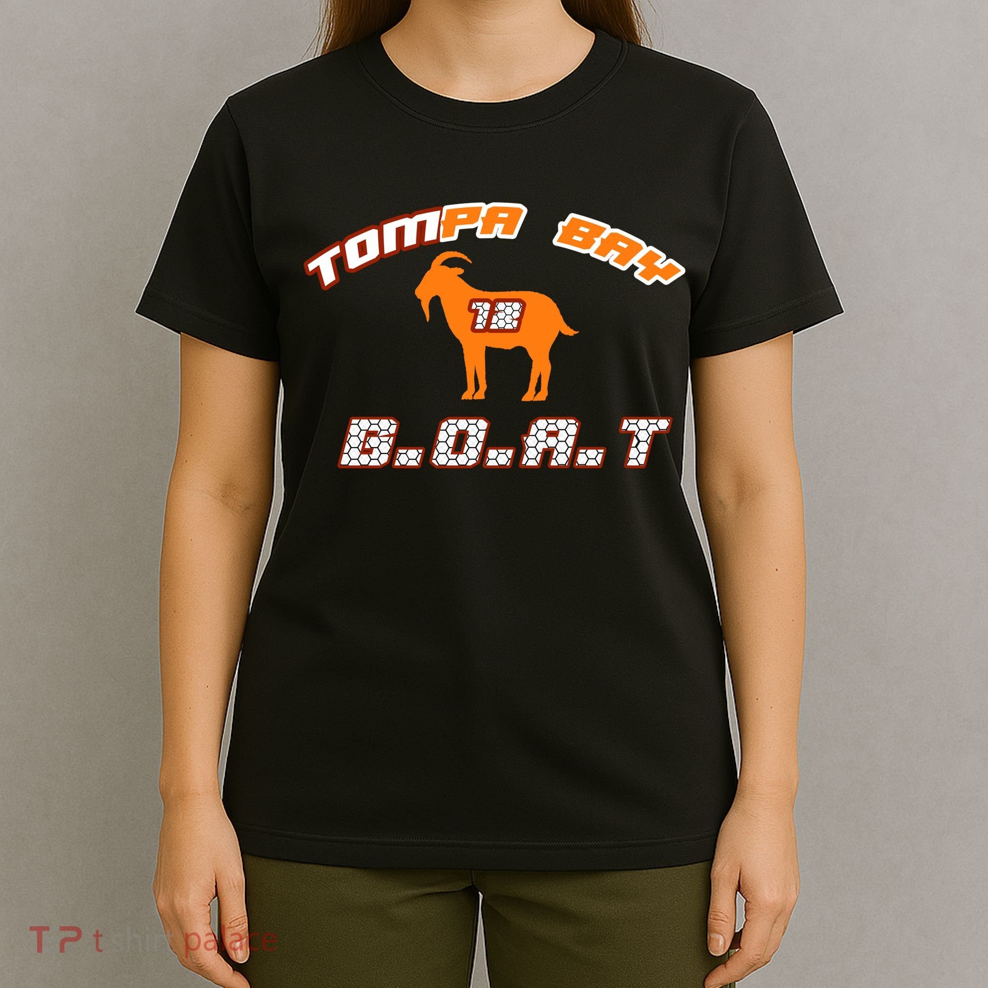 Tamp Bay Football GOAT Brady 18 T-Shirt