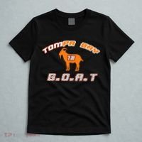 Tamp Bay Football GOAT Brady 18 T-Shirt thumb 5