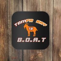 Tamp Bay Football GOAT Brady 18 Coaster thumb 0