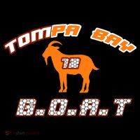 Tamp Bay Football GOAT Brady 18 Women's Hoodie thumb 2