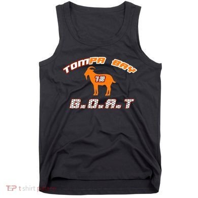 Tamp Bay Football GOAT Brady 18 Tank Top
