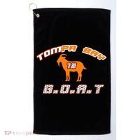 Tamp Bay Football GOAT Brady 18 Golf Towel thumb 0
