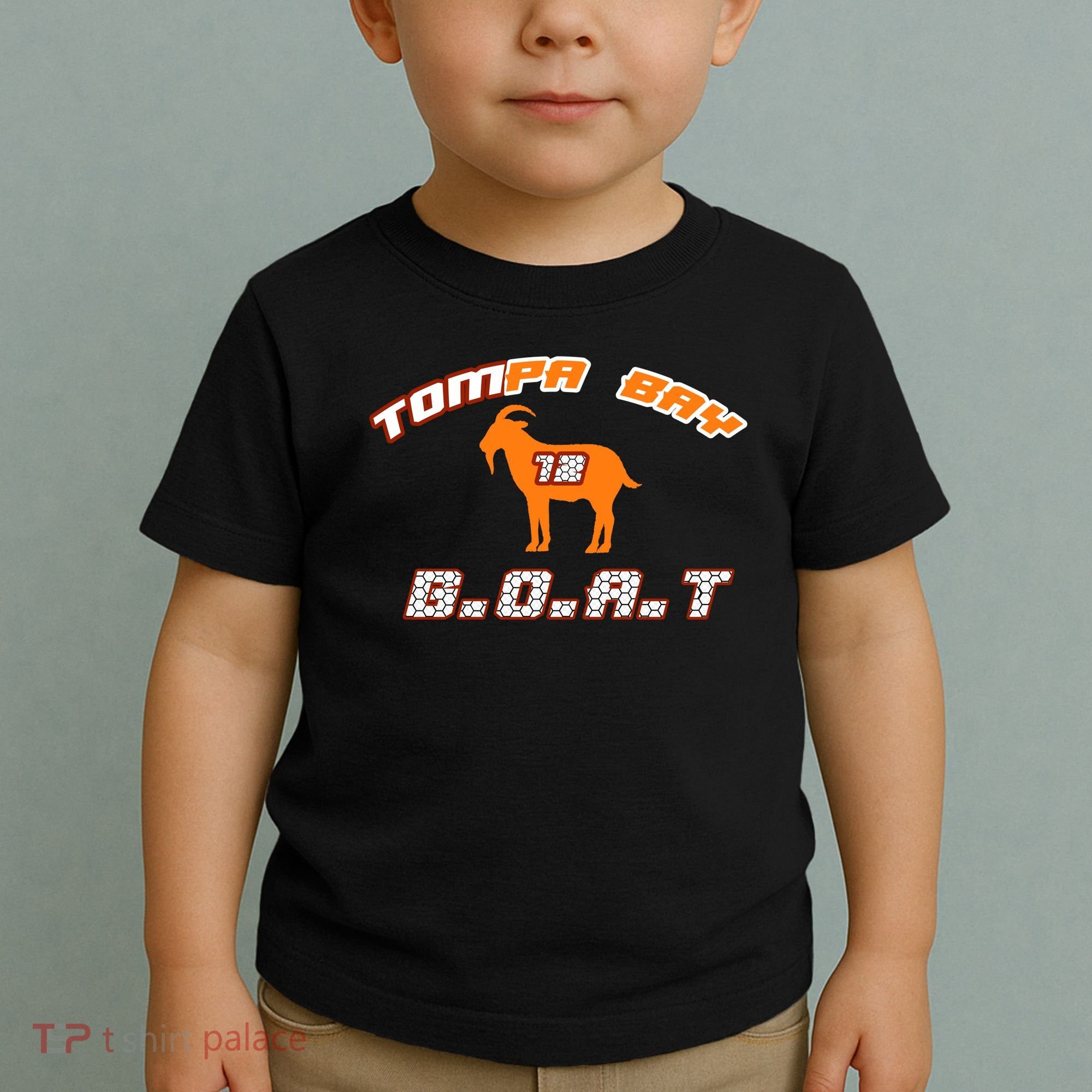 Tamp Bay Football GOAT Brady 18 Toddler T-Shirt