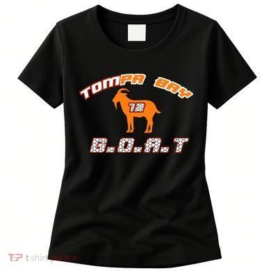Tamp Bay Football GOAT Brady 18 Women's T-Shirt