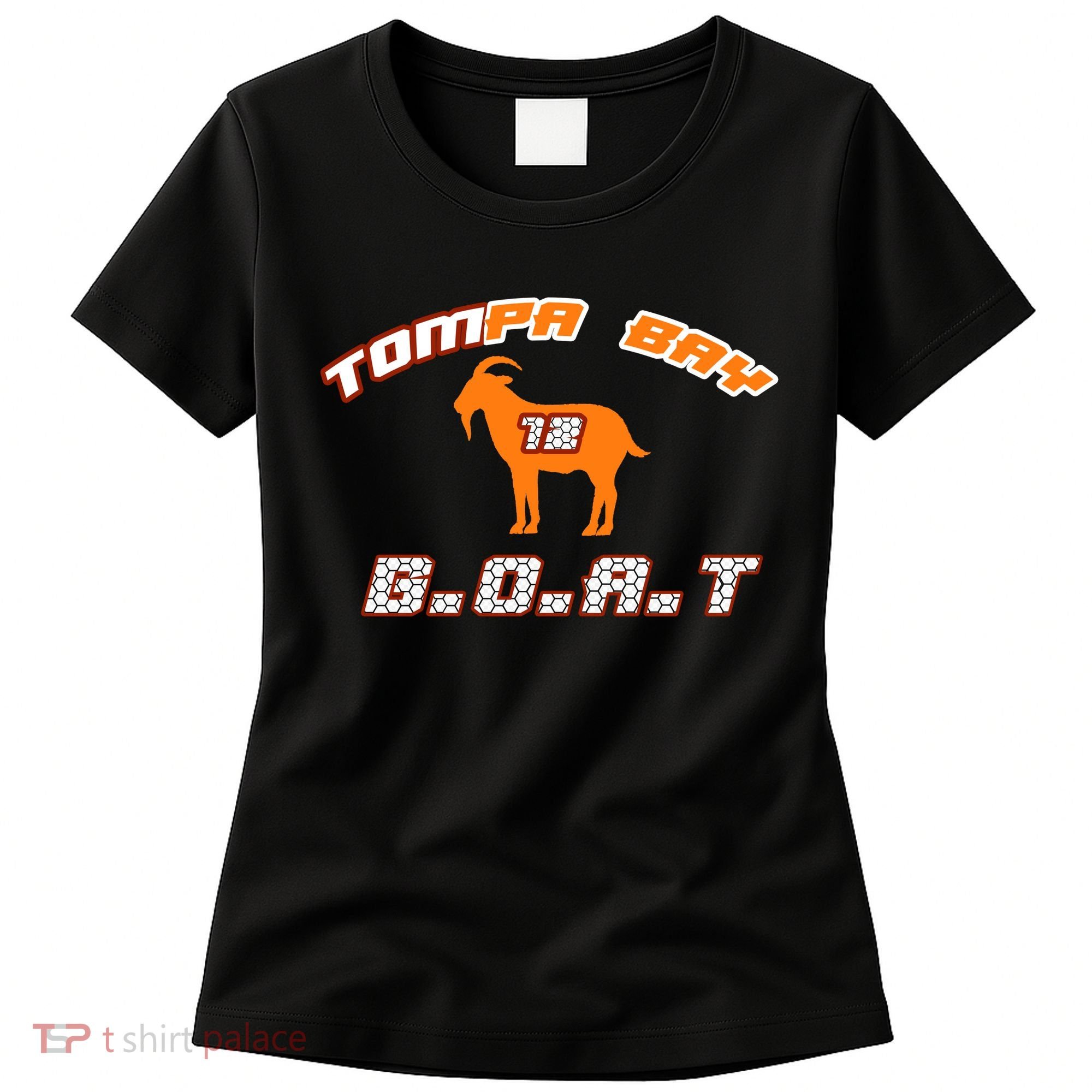 Tamp Bay Football GOAT Brady 18 Women's T-Shirt