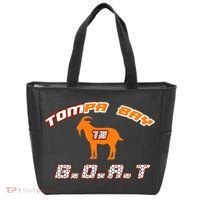 Tamp Bay Football GOAT Brady 18 Tote Bag thumb 0