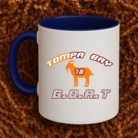 Tamp Bay Football GOAT Brady 18 Coffee Mug thumb 2