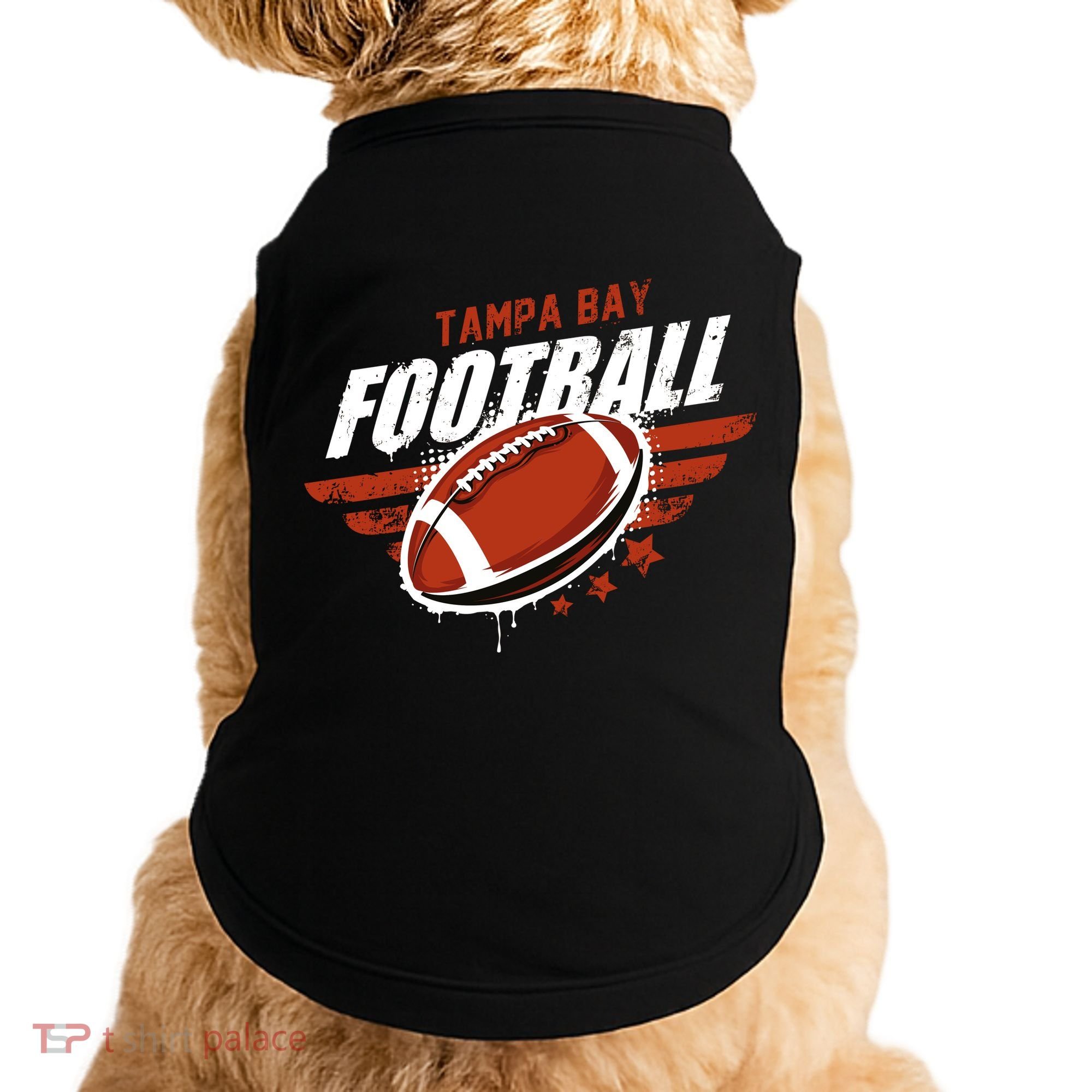 Tampa Bay Football Distress Doggie Tank