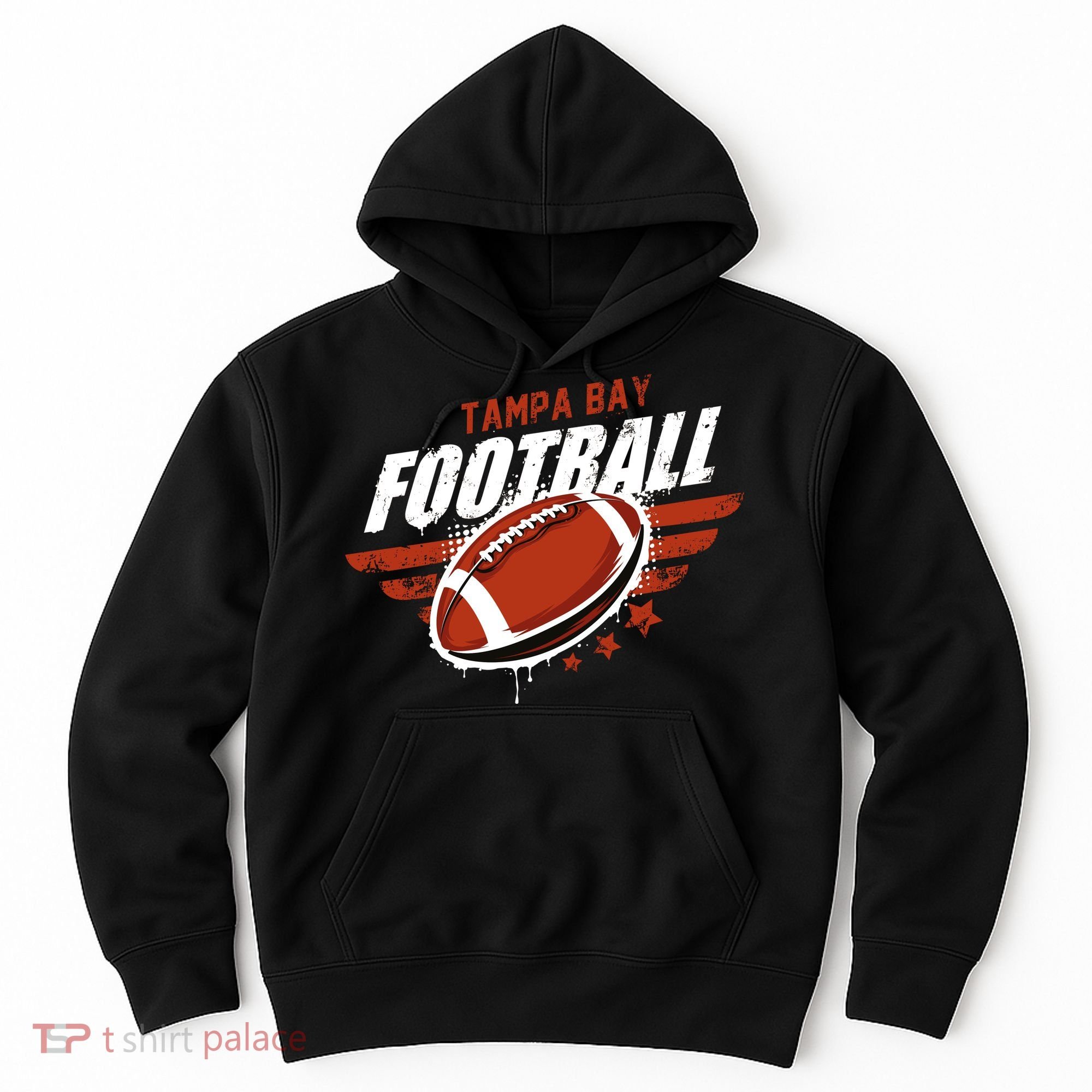 Tampa Bay Football Distress Hoodie