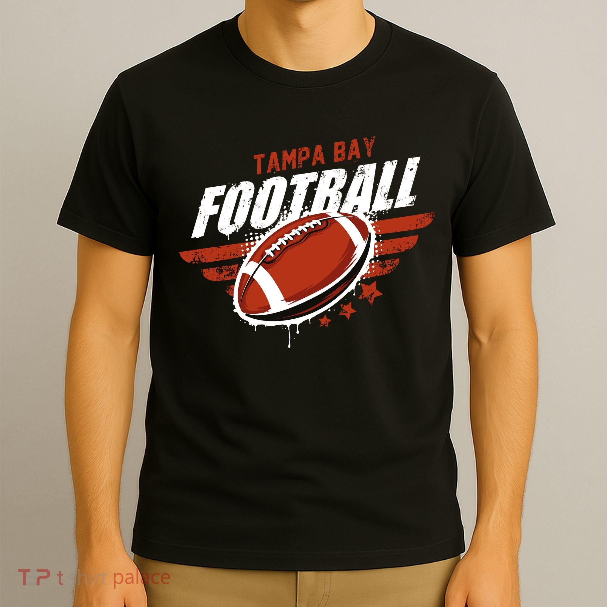 Tampa Bay Football Distress T-Shirt