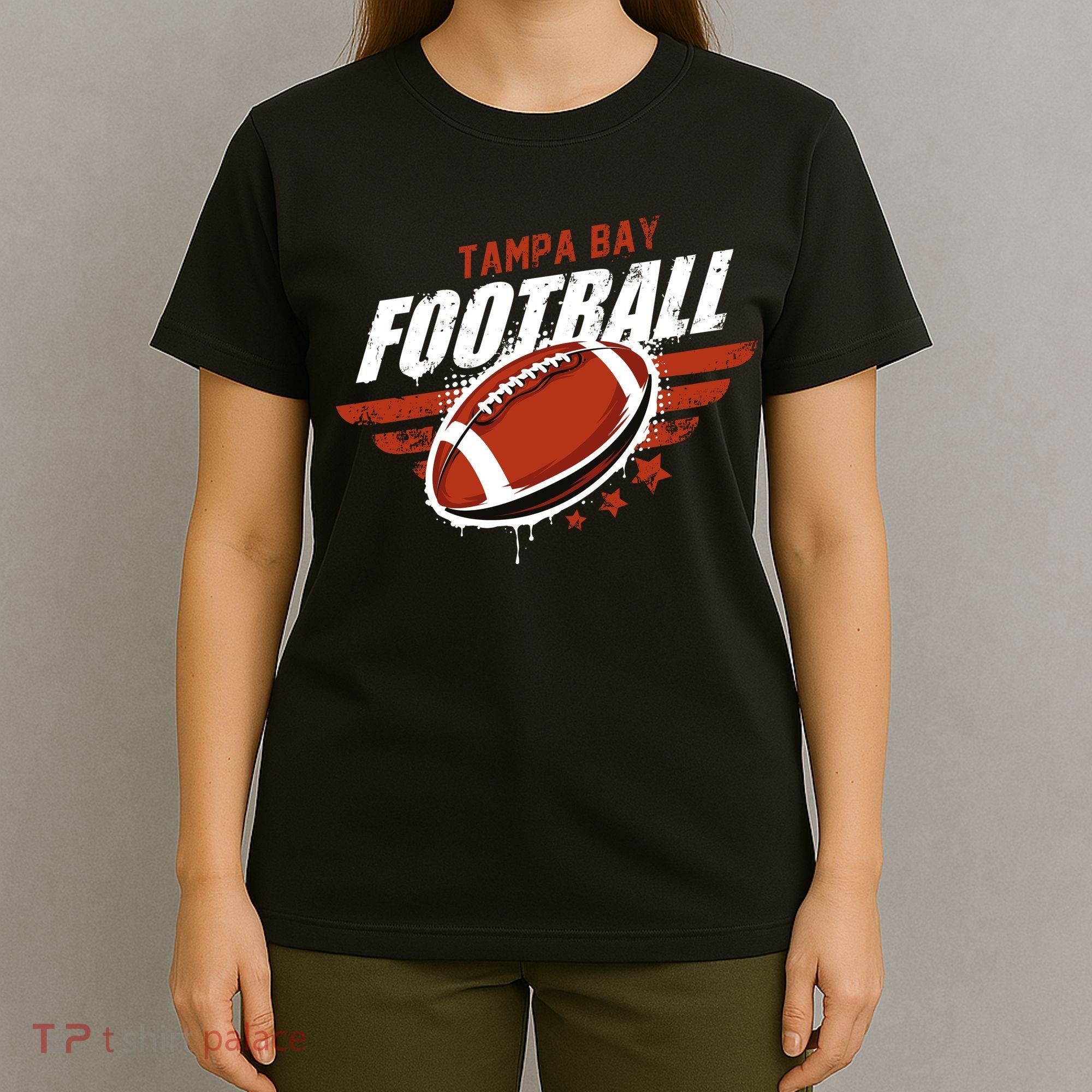 Tampa Bay Football Distress T-Shirt