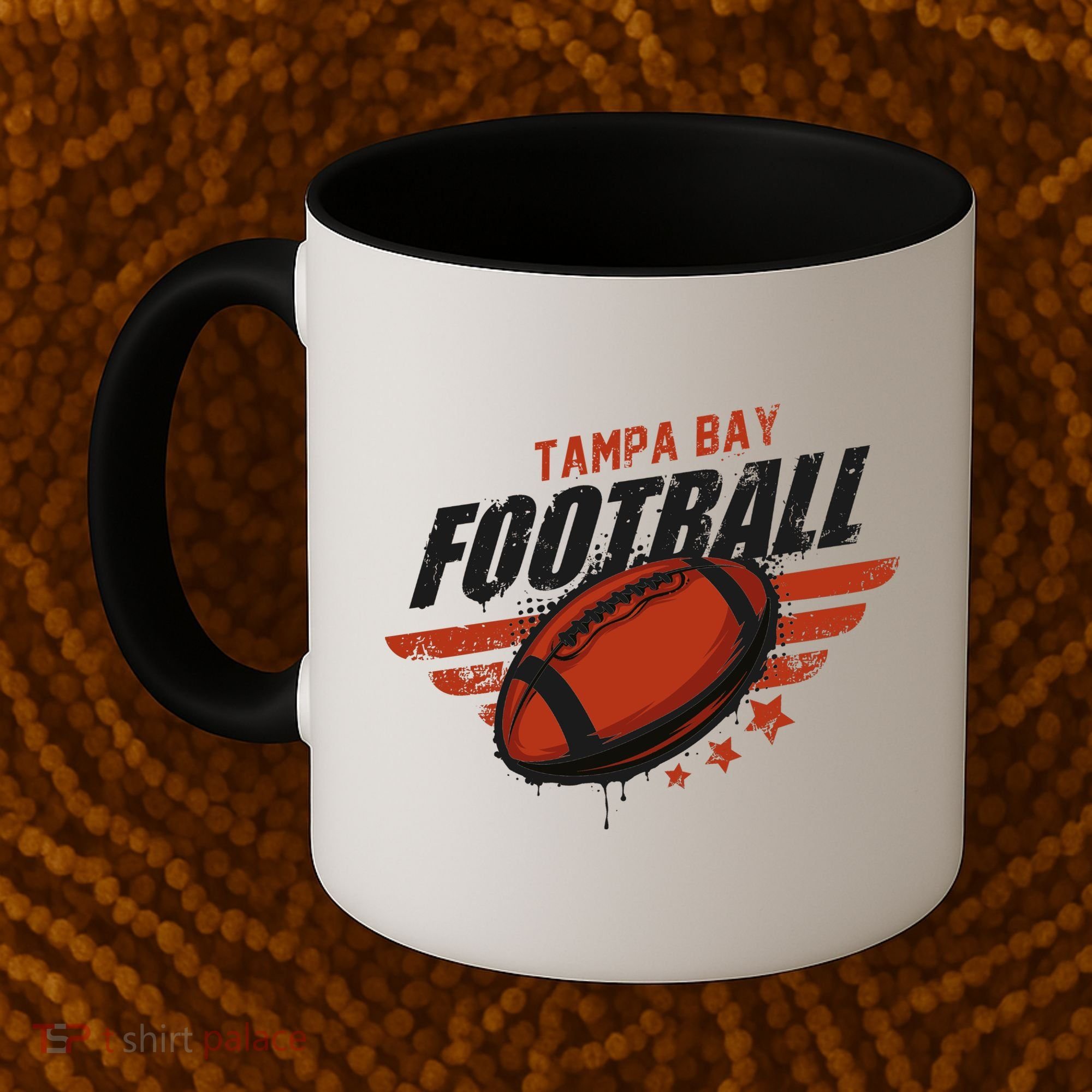 Tampa Bay Football Distress Coffee Mug