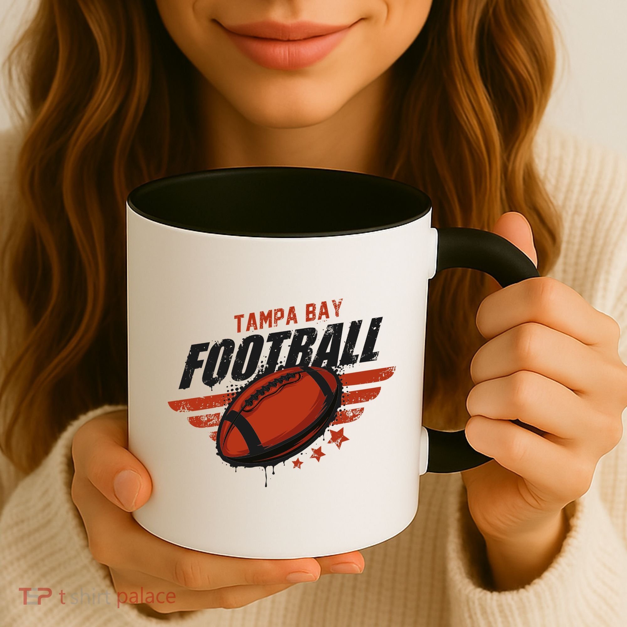 Tampa Bay Football Distress Coffee Mug