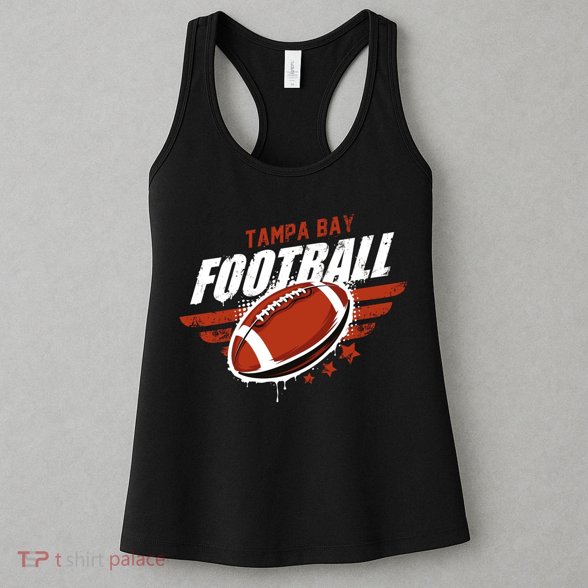 Tampa Bay Football Distress Women's Tank Top