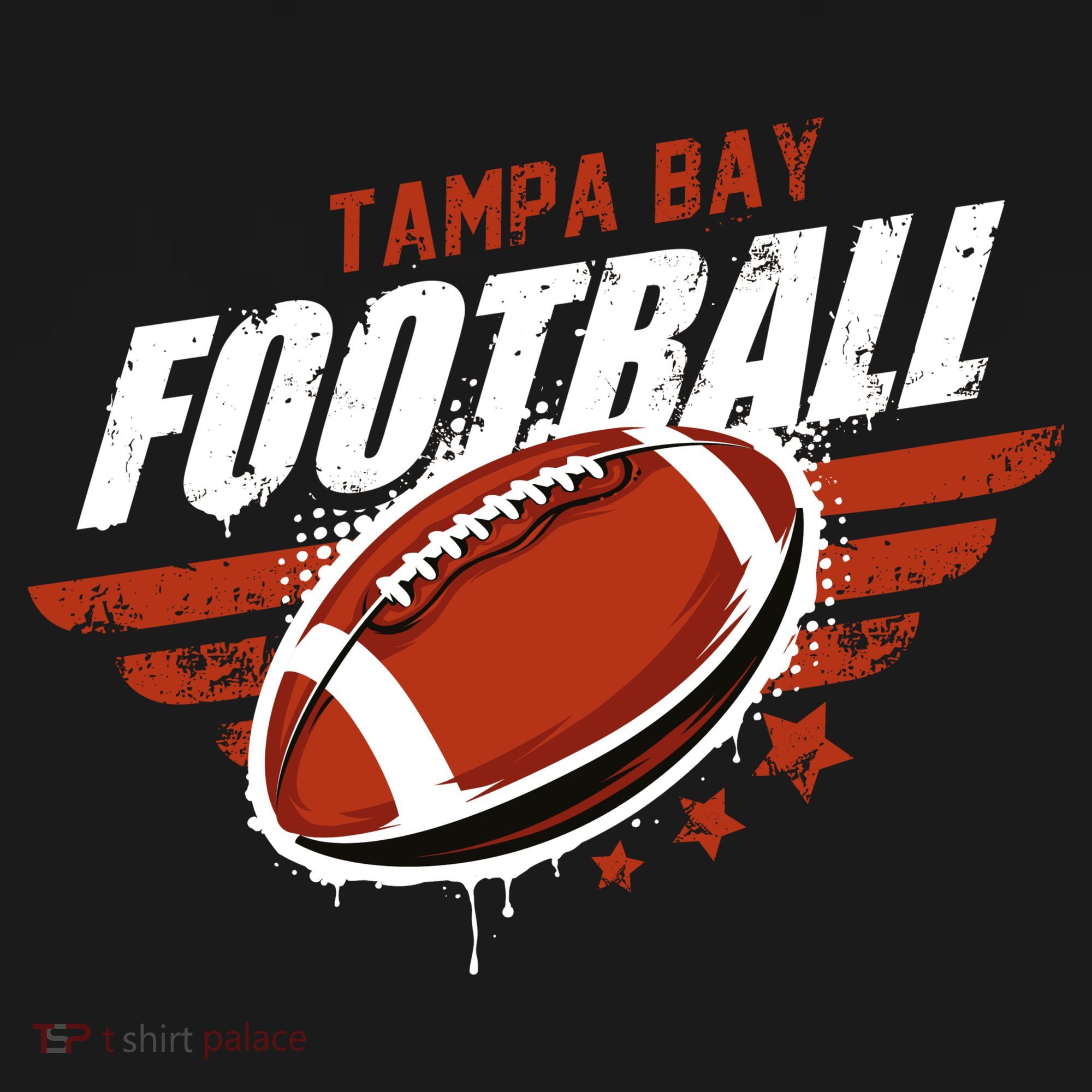 Tampa Bay Football Distress Women's Tank Top