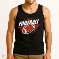 Tampa Bay Football Distress Tank Top thumb 3