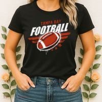 Tampa Bay Football Distress Women's T-Shirt thumb 2