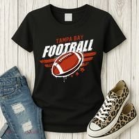 Tampa Bay Football Distress Women's T-Shirt thumb 3