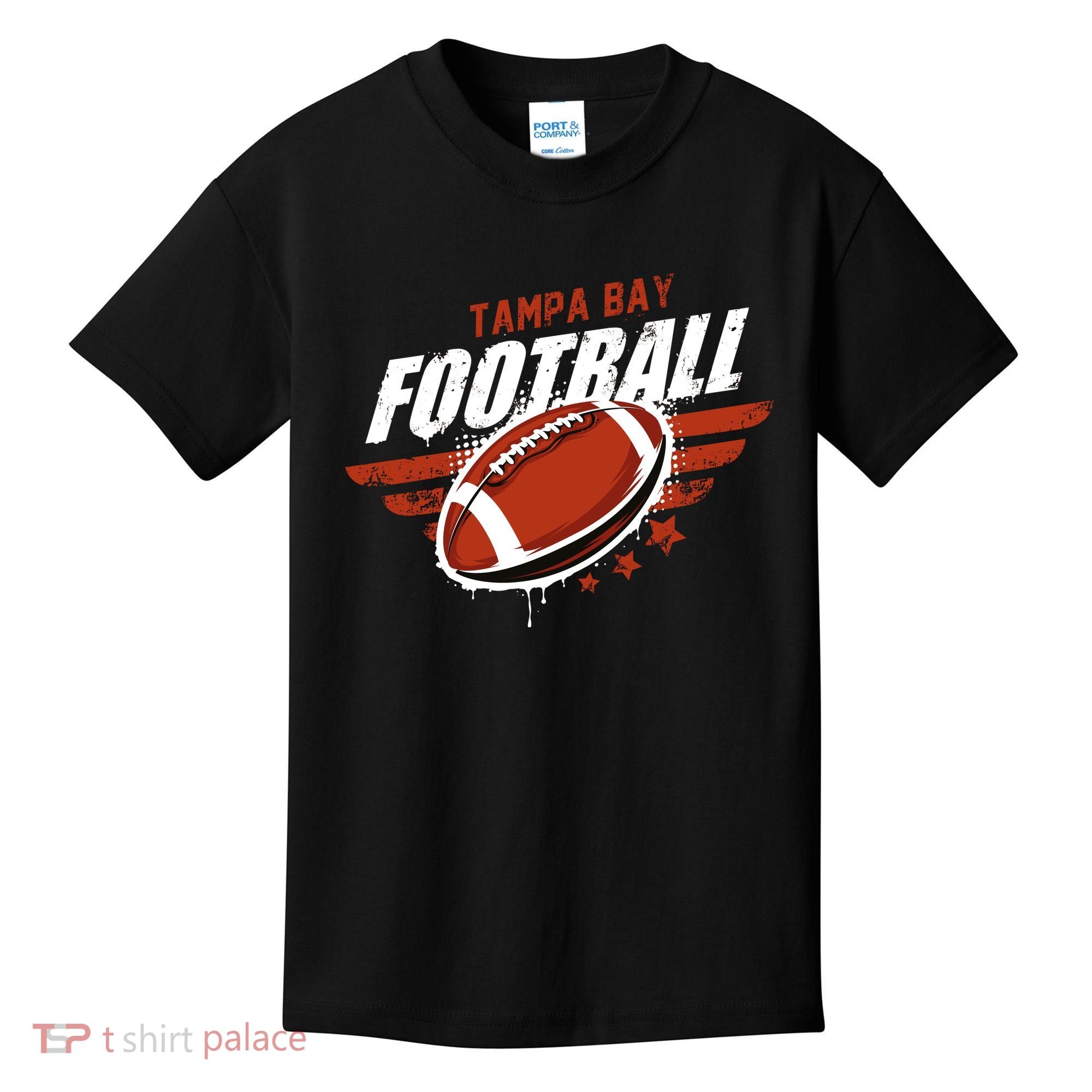 Tampa Bay Football Distress Kids T-Shirt