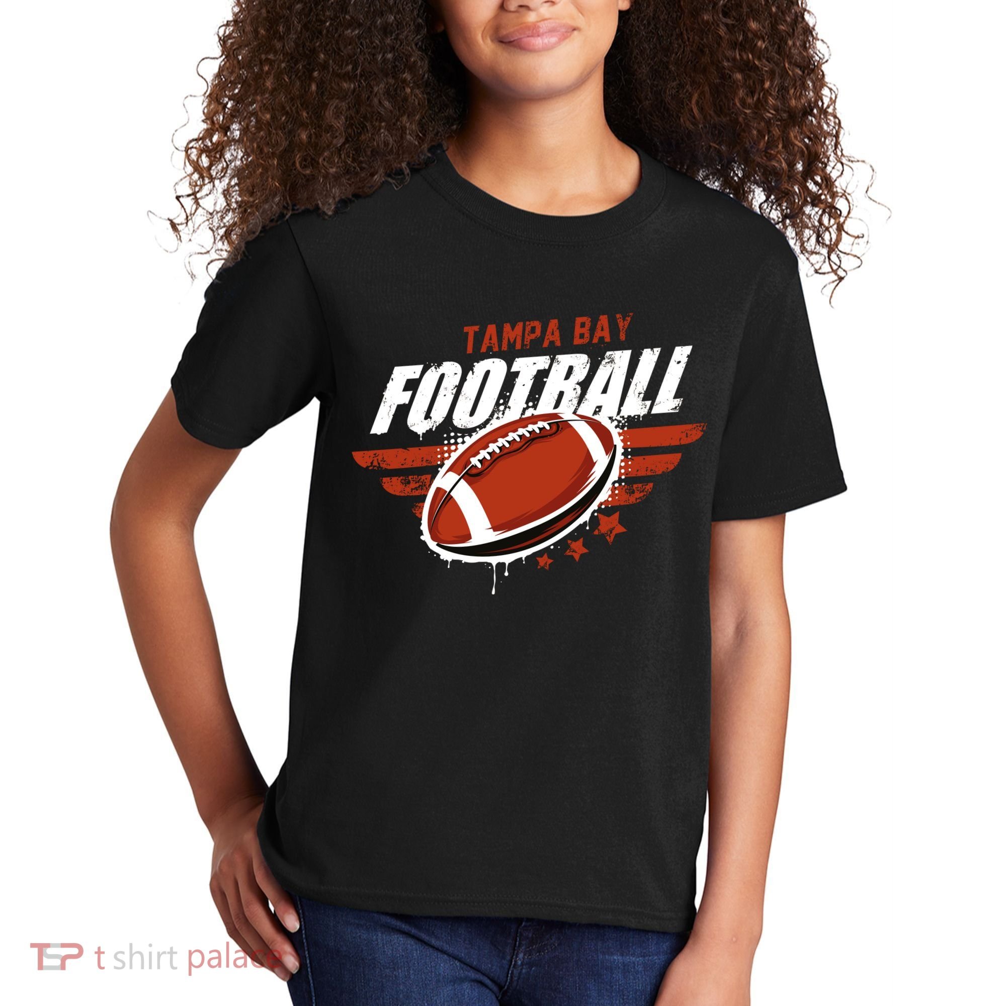 Tampa Bay Football Distress Kids T-Shirt
