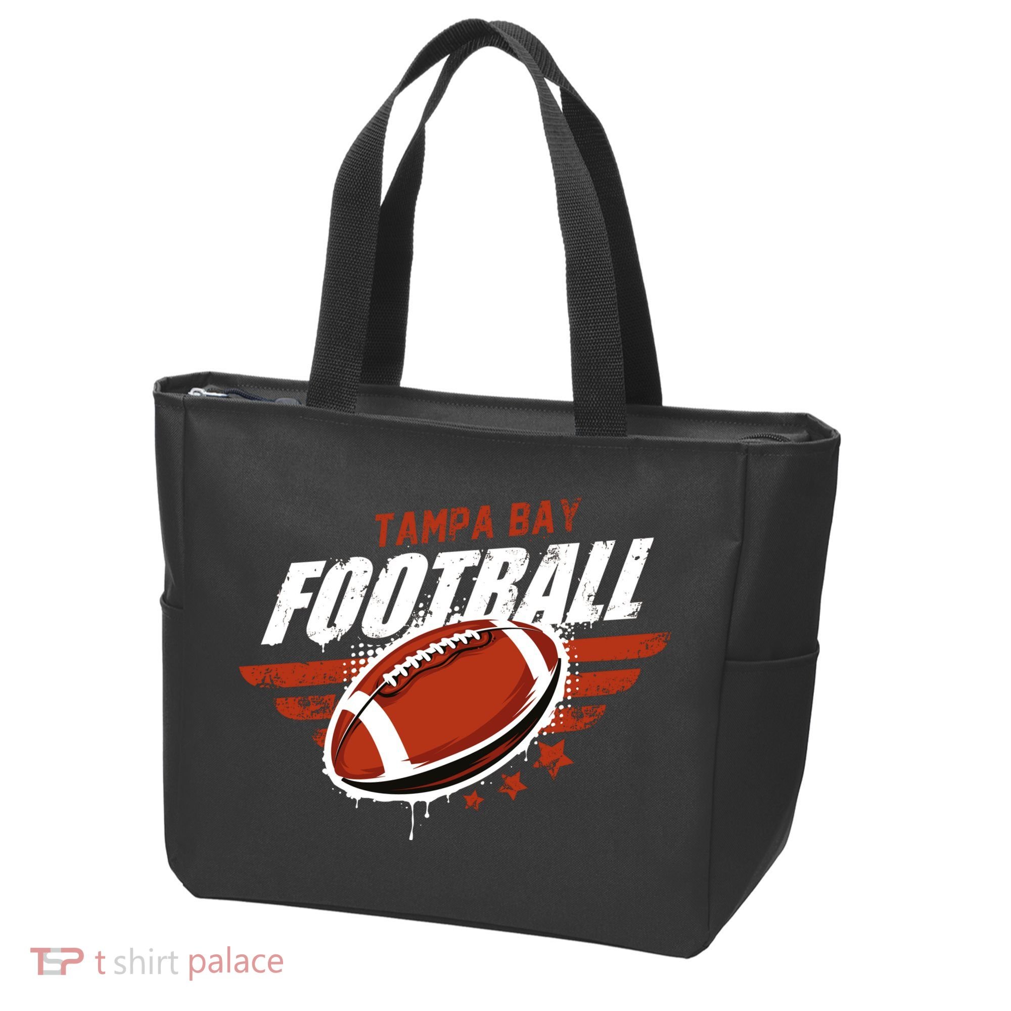 Tampa Bay Football Distress Tote Bag