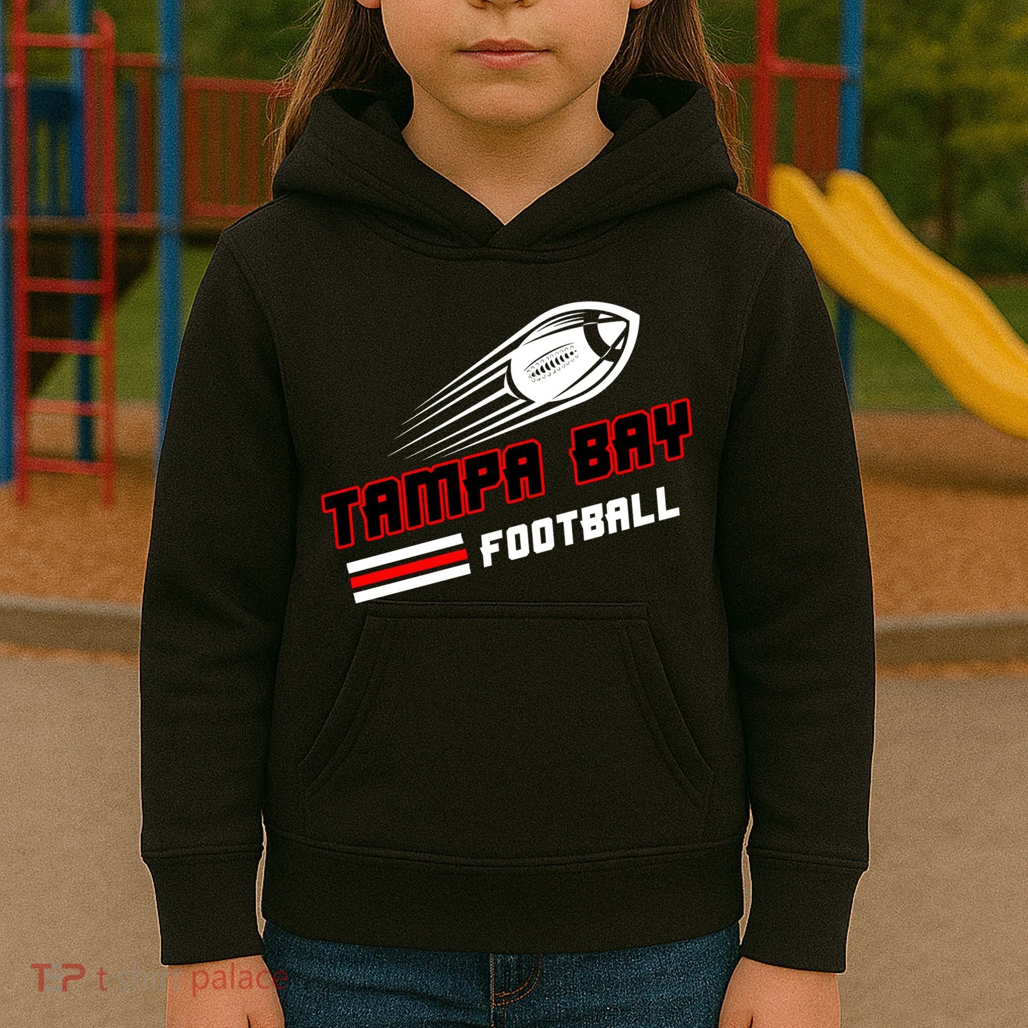 Tampa Bay Football Fan Kids Hoodie